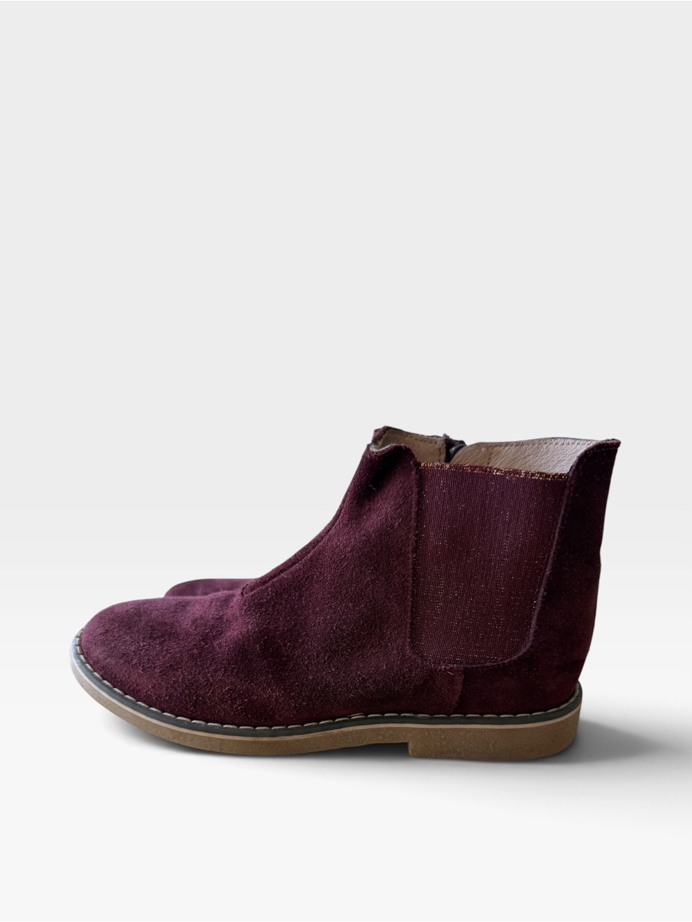 Jacadi Kids Burgundy Chelsea Boot